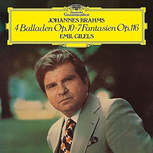 Brahms / Gilels, Emil: 4 Ballades 7 Fantasias - Vinyl