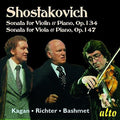 Richter / Kagan / Bashmet: Shostakovich: Vilolin Sonata Viola Sonata Opp. 134  ( CD )