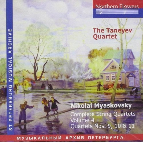Taneyev Quartet: N. Miaskovsky - Complete String Quartets 4  ( CD )