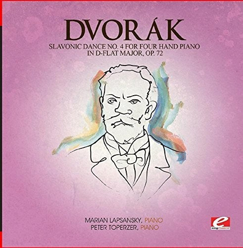 Dvorak: Slavonic Dance 4 Four Hand Piano D-Flat Maj 72  ( CD )