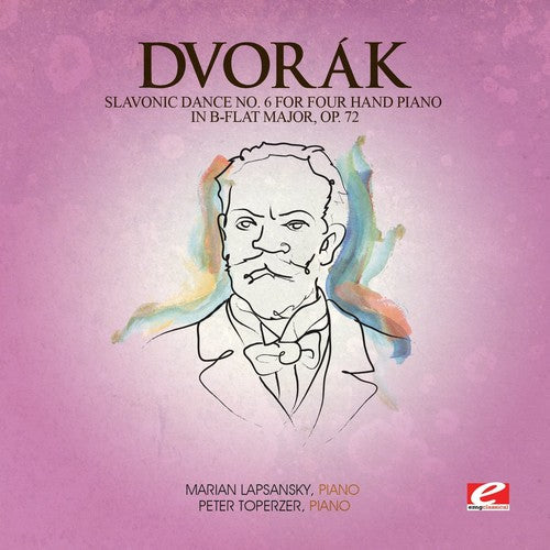 Dvorak: Slavonic Dance 6 Four Hand Piano B-Flat Maj 72  ( CD )