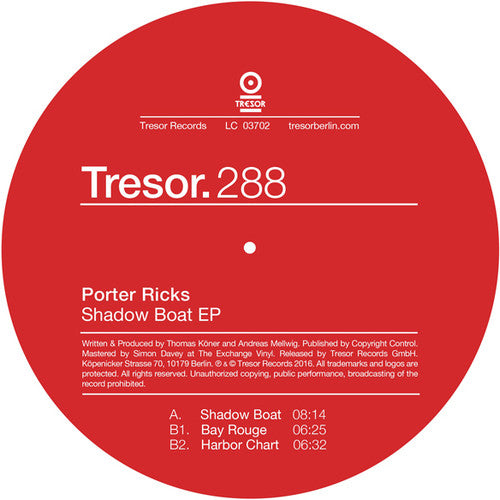 Porter Ricks: Shadow Boat - 12-INCH SINGLE