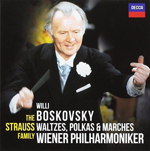Boskovsky, Willi / Wiener Philarmoniker: Strauss Familiy: Waltzes Polkas & Marches  ( CD )