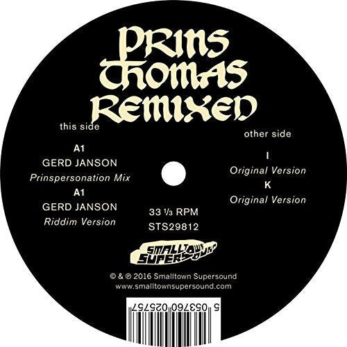 Prins Thomas: Gerd Janson Remixes - Vinyl