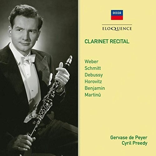 Gervase de Peyer: Clarinet Recital  ( CD )