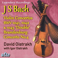 David Oistrakh: Bach Violin Concertos 1, 2, 3 Plus Brandenburg Concerto No.4  ( CD )