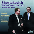 Shostakovich / Oistrakh, David/ Ussr State Sym Orch: Violin Concertos 1 & 2 Suite From Alone  ( CD )