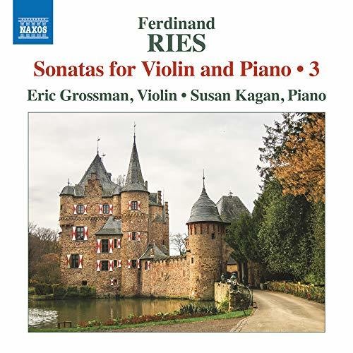 Ries / Grossman / Kagan: Sonatas for Violin & Piano 3  ( CD )