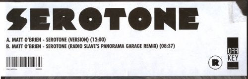 Matt O'Brien: Serotone - 12-INCH SINGLE