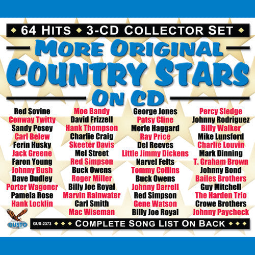 Various Artists: More Original Country Stars On Cd (Various Artists)  ( CD )