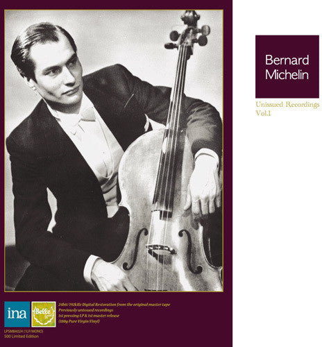 Bernard Michelin: Unissued Recordings 1 - Vinyl