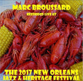 Marc Broussard: Live at JazzFest 2017 - CD