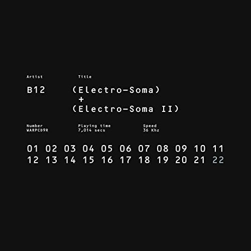 B12: Electro-soma I + Ii Anthology  ( CD )