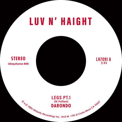 Darondo: Legs Pt. 1 / Let My People Go - 7-INCH SINGLE