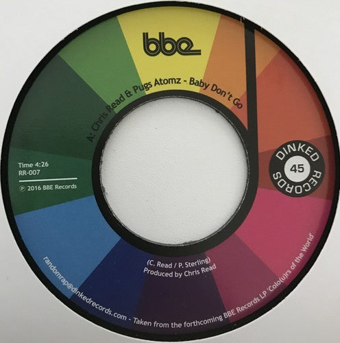 Read, Chris / Pugs Atomz: Baby Don't Go / You - 7-INCH SINGLE