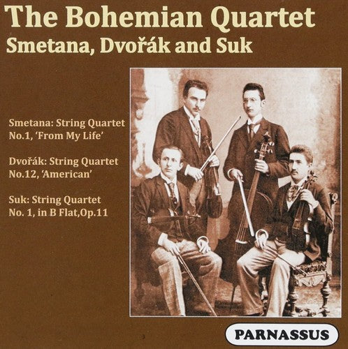 Bohemian String Quartet: The Bohemian String Quartet Plays Smetana Dvorak and Suk  ( CD )