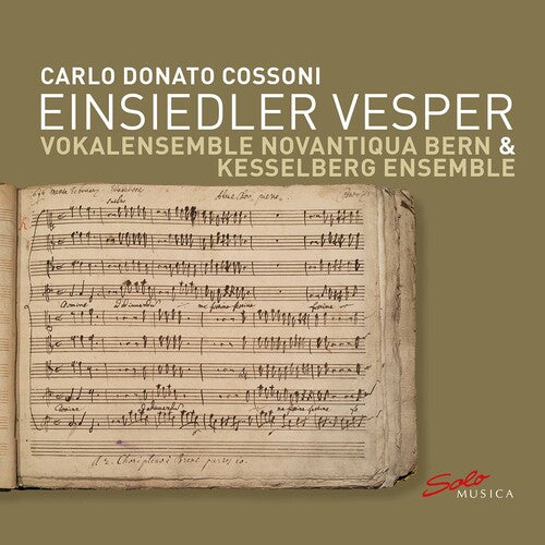 Vokalensemble Novantiqua Bern  Kesselberg Ensemble: Einsiedler Vesper  ( CD )