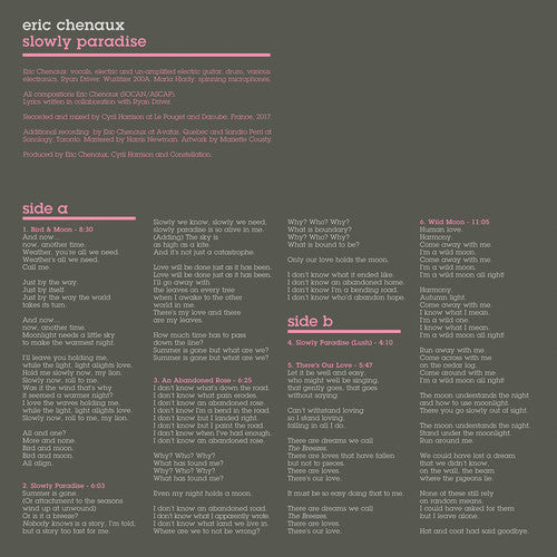 Eric Chenaux: Slowly Paradise - Vinyl