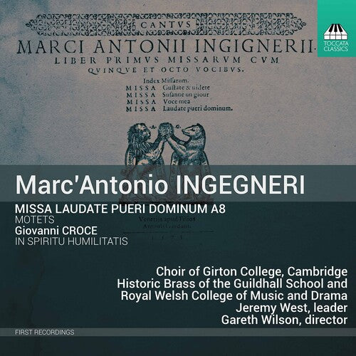 Ingegneri / Wilson: Missa Laudate Pueri Dominum  ( CD )