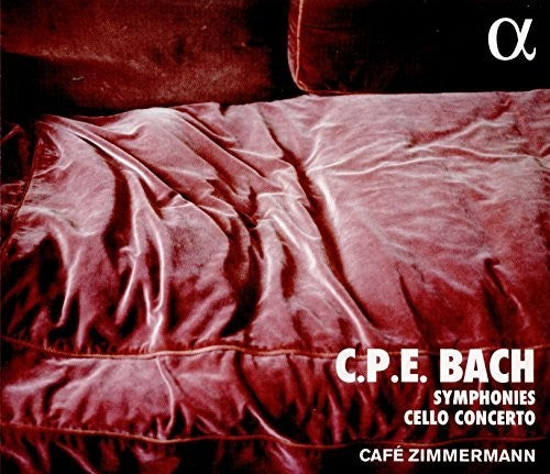 Bach, C.P.E. / Zimmermann: Symphonies & Cello Concerto  ( CD )