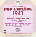 Various Artists: Los Numeros 1 Del Pop Espanol 1941 / Various - CD