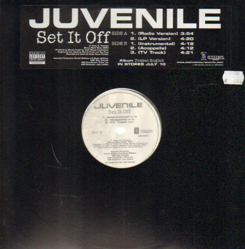 Juvenile: Set It Off - 12-INCH SINGLE