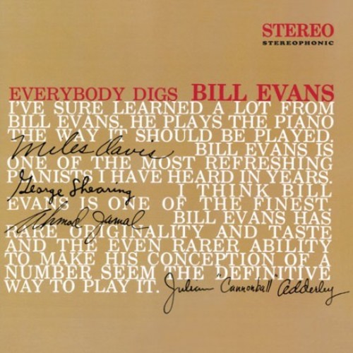 Bill Evans: Everybody Digs Bill Evans - VINYL