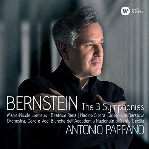 Antonio Pappano: Bernstein: Symphonies Nos. 1 - 3 Prelude Fugue & Riffs  ( CD )