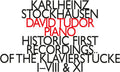 Stockhausen / Tudor: Historic First of the Klavierstucke I-Viii & Xi  ( CD )