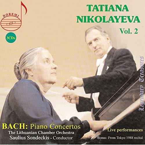 Bach, J.S. / Nikolayeva / Senkov: Tatiana Nikolayeva Plays Bach Piano Concertos 2  ( CD )