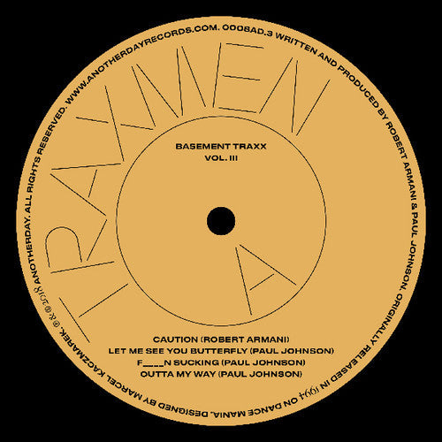 Traxmen: Basement Traxx III - 12-INCH SINGLE