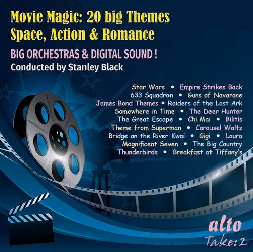 London Symphony & Stanley Black Orchestra: Movie Magic: 20 Big Themes Space Action & Romance  ( CD )