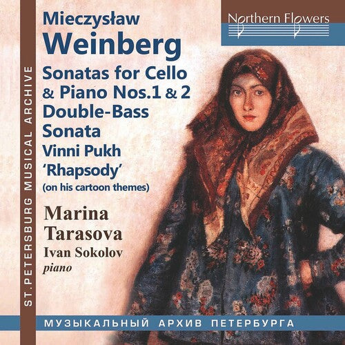 Marina Tarasova: Mieczyslaw Weinberg: Sonatas for Cello & Piano Nos. 1 & 2; Double-BassSonata; 'Vinni Pukh' (Winnie The Pooh) Rhapsody  ( CD )