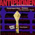 Zimmermann / Zender / Ens Modern: Antiphonen  ( CD )