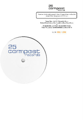 Various Artists: 25 Compost Records: Overture 3 - 12-INCH SINGLE
