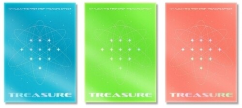 Treasure: The First Step : Treasure Effect (Random Cover) (incl. 156pg Photobook, Photocard File Folder, Lyrics Postcard Set, Hologram Postcard, Unit Polaroid, Baby Photocard, Photocard, Selfie Photocard + Graphic Sticker) - CD