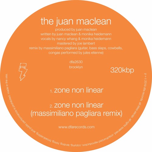 Juan Maclean: What Do You Feel Free About? / Zone Nonlinear - Vinyl