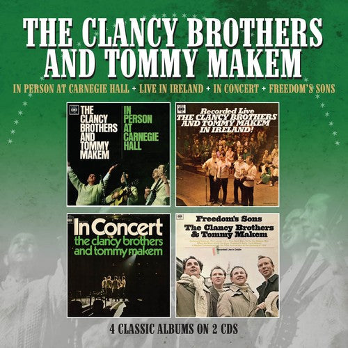 Clancy Brothers / Makem, Tommy: In Person At Carnegie Hall / Recorded Live In Ireland / In Concert /Freedom's Sons  ( CD )