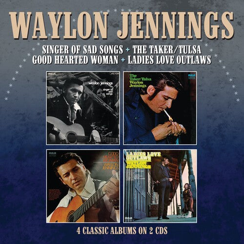 Waylon Jennings: Singer Of Sad Songs / The Taker-Tulsa / Good Hearted Woman / Ladies Love Outlaws  ( CD )
