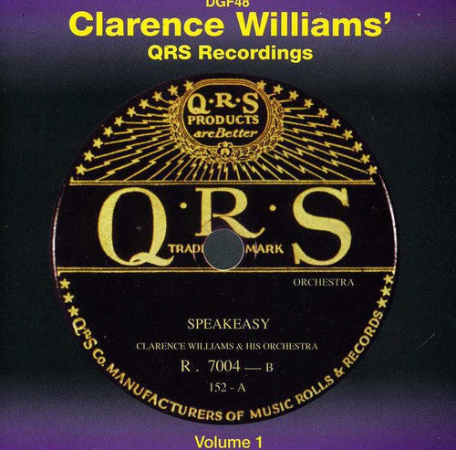 Clarence Williams: QRS Recordings, Vol. 1 - CD