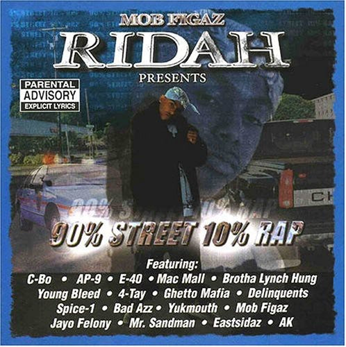 Mob Figaz Ridah: 90% Street 10% Rap  ( CD )