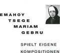 Emahoy Tsege Mariam Gebru: Spielt Eigen Kompositionen - VINYL