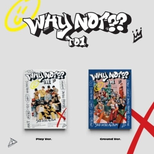 To1: Why Not?? - incl. 80pg Photo Book, Envelope, TO1 Logo Sticker Set, TO1 Face Sticker Set, Unit Pop-Up Card, Message Card, Lenticular Photo Card, Photo Drop + Selfie Photo Card - CD