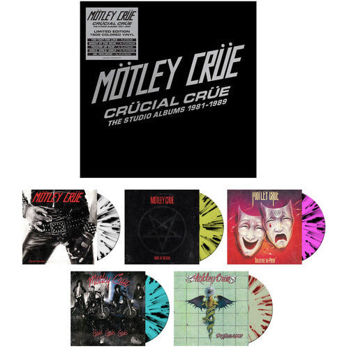 Motley Crue - Crucial Crue: The Studio Albums 1981-1989 ( VINYL )