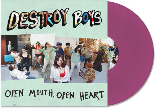 Destroy Boys: Open Mouth, Open Heart - Purple - VINYL