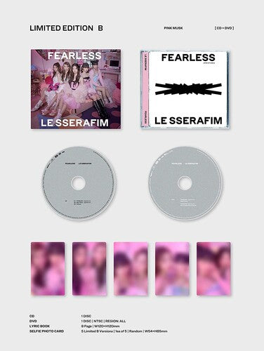 Le Sserafim: LE SSERAFIM - Fearless (Limited Edition B - CD + DVD) - CD