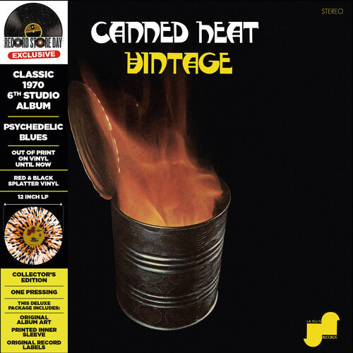 John Lee Hooker & Canned Heat: Vintage - Red/Black Splatter - VINYL