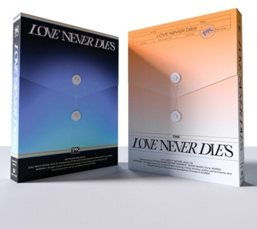 TNX: Love Never Dies - Random Cover - incl. 140pg Photobook, 16pg Sum Photobook, Photocard, Poster, Sticker Set, Photo Package + Warranty Card - CD