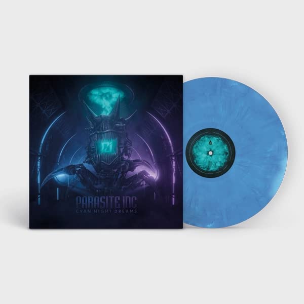 Parasite Inc: Cyan Night Dreams - Blue & White Marble Colored Vinyl - VINYL