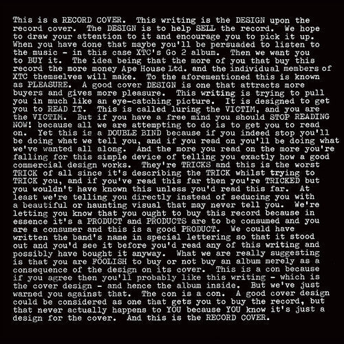 XTC - GO2 ( VINYL )